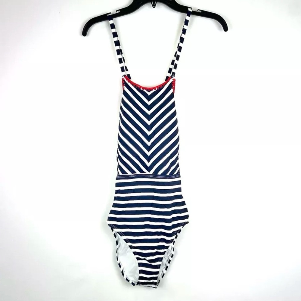 Tommy Bahama Women’s Blue/White One Piece Swimsuit Size 6